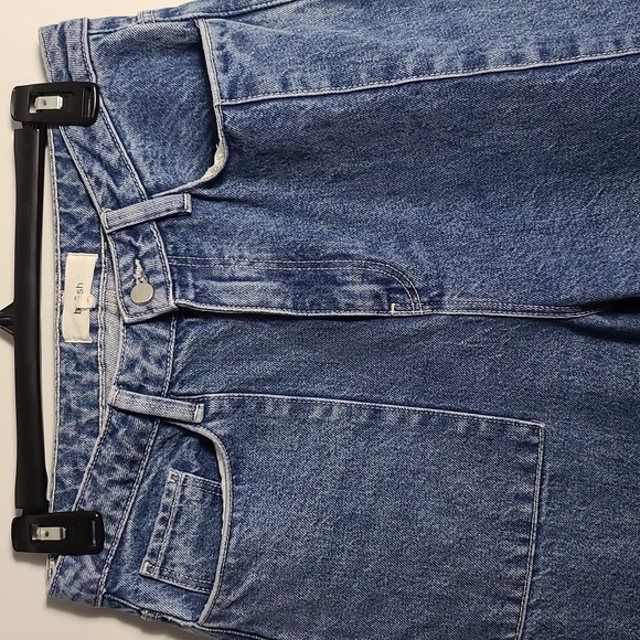 BA&SH Astel Jeans Straight Cut Offs in Indigo Size 2 - Picture 9 of 16